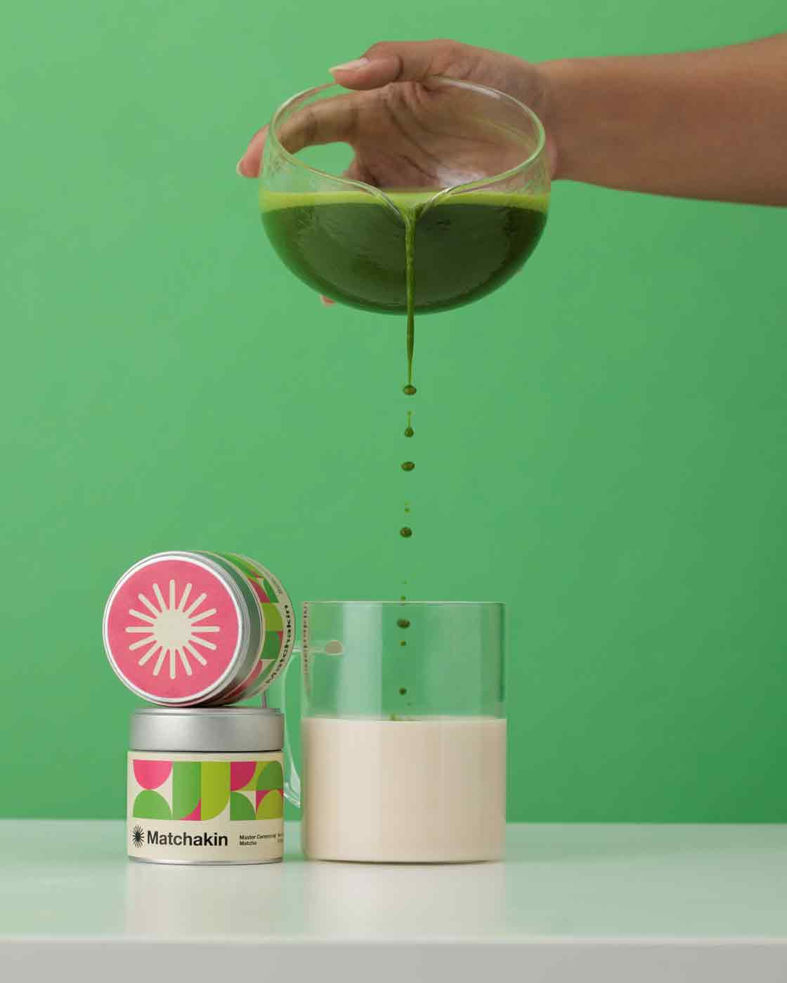 The Matchakin's Master Ceremonial matcha is amazing by itself as a tea, or with milk 